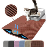 Petinstinct alfombrilla 20x14 frontal para evitar que la arena se esparza.