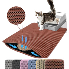 Petinstinct alfombrilla 20x14 frontal para evitar que la arena se esparza.