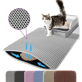 Petinstinct Alfombrilla Gato XL con doble capa: atrapa la arena y mantiene el suelo limpio.