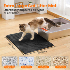 Petinstinct doble capa con panal, fondo impermeable facilita limpieza y recogida.
