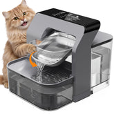 Petinstinct bebedero gato inalámbrico 3-5l ofrece agua sin cables para uso diario.