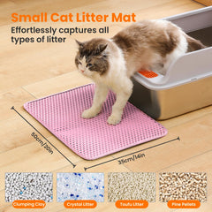 Petinstinct doble capa hexagonal atrapa la arena y facilita la limpieza.