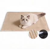 Petinstinct esterilla rascador de sisal natural para gatos, superficie segura.