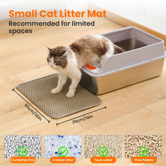 Petinstinct alfombra anti-deslizante para arena, recogida rápida