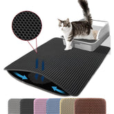 Petinstinct Tapete XXL para arena de gatos, gran tamaño para capturar arena y mantener el suelo limpio.