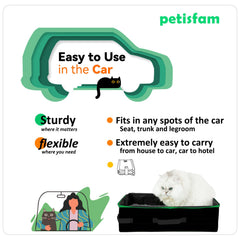 petisfam bolsa desechos biodegradable para desechar arena tras cada viaje