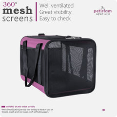 petisfam ventilación mediante malla lateral para buena circulación y vistas
