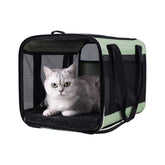 Petisfam portador con entrada superior para gatos grandes, fácil acceso.