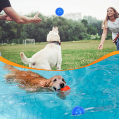 Bola Petizer con sonido para perro, fomenta juego interactivo.