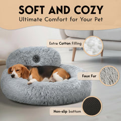 PetJett algodón suave en cama para perro, confort extra para momentos de descanso