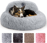 PetJett cama donut 30 pulgadas para perros, suave y envolvente para descanso relajante