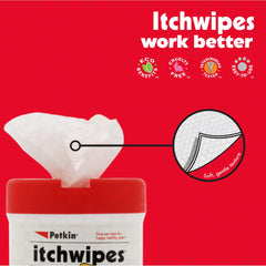 Petkin Anti Itch Wipes: ingredientes calmantes como hamamelis, aloe y avena