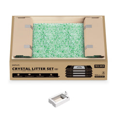 PETKIT Crystal para Gato, Bandeja Automática: comodidad diaria para hogares ocupados.