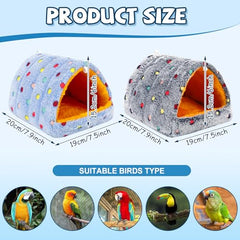 PETKNOWS hamaca de felpa para aves añade descanso suave y cómodo.