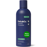 PetLab Co fórmula dental en agua para perros, ayuda a mantener dientes limpios.