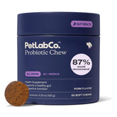 PetLab Co probióticos para perro, bolitas sabor cerdo, apoyo digestivo suave