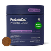 PetLab Co. probióticos para perros, embalaje del producto, posible apoyo digestivo.