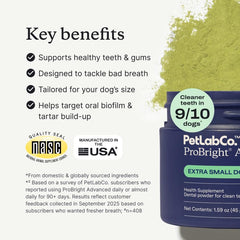 PetLab Co. ProBright para perros: dientes brillantes con uso diario.