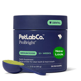 PetLab Co ProBright polvo dental tartaro: limpieza avanzada para dientes más brillantes.