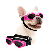 Gafas PETLESO para perros rosa, tamaño medio, ideales para paseos con protección ocular