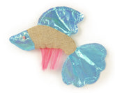 Petlinks Batty Beta Pez crujido para gatos, estimula juego activo