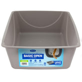 Petmate caja de arena abierta para gatos, Azul Mesa, espacio cómodo para moverse