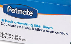 Petmate bolsas con cordón resistentes permiten transportar la basura sin derrames.