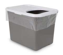 Petmate forro para caja de arena de entrada superior gris oscuro, 8 unidades para limpieza rápida