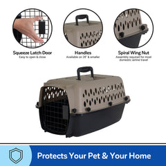 Petmate Vari Dog Kennel: ligero y duradero para casa y viaje.
