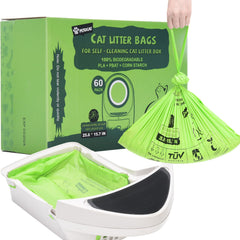 PETOCAT liner biodegradables compatibles LR3-4, ideal para compostaje y uso práctico.