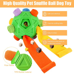 Petration balle-snuffle-alimentation-lente stimule la curiosité et ralentit l'ingestion.