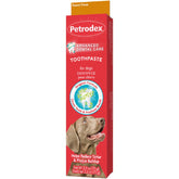 Petrodex pasta dental para perros frente al tubo facilita la aplicación diaria