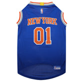 Pets First Knicks, frente del jersey, estilo para juego y paseo.