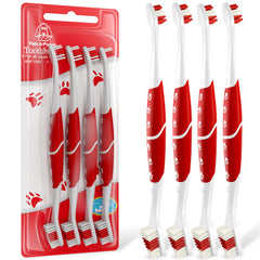 Pets & Pupps cepillo dientes de doble cabezas facilita cepillado para mascotas grandes