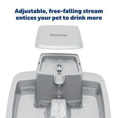 Caída de agua atractiva de PetSafe para fomentar la hidratación diaria.