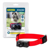 Collar receptor inalámbrico PetSafe para perros, libertad al aire libre sin cables.