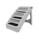 PetSafe CozyUp escalones 4 pasos frente: facilitan subir al sofá sin esfuerzo.