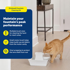 PetSafe Drinkwell: cepillos curvados para áreas difíciles de alcanzar