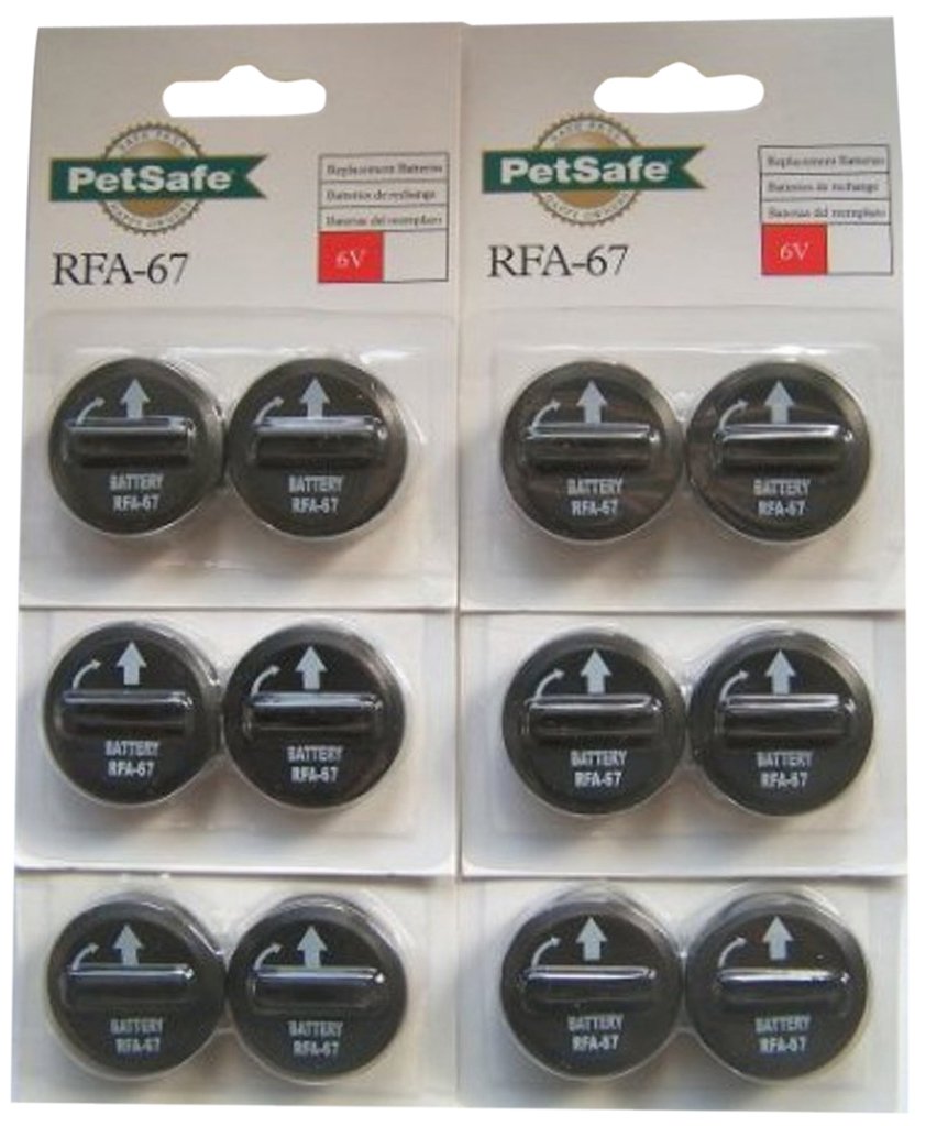 Batería PetSafe RFA-67D de 6V, recambio económico para collares de cercado y entrenamiento