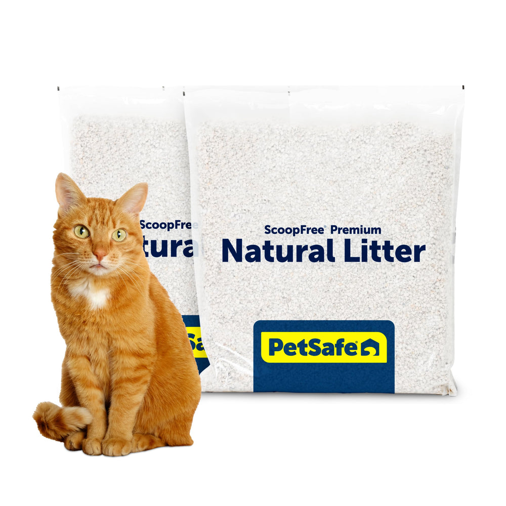 Petsafe ScoopFree, arena natural para gatos, 2pack, opción ecológica y de bajo mantenimiento.