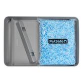 PetSafe ScoopFree bandeja para arena de acero inoxidable reutilizable y duradera.
