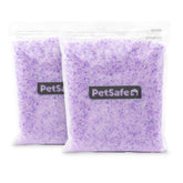 PetSafe ScoopFree Premium Crystal Litter en empaque lavanda de 4.3 lb, dos paquetes