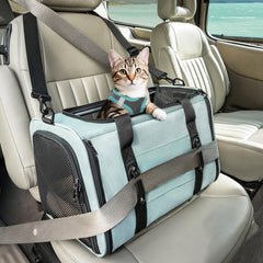 PETSFIT transportín para gato, lateral suave, ideal para viajes en coche