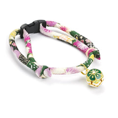 Collar PetsMeow con campana flor de ciruelo, más visible para seguridad diaria