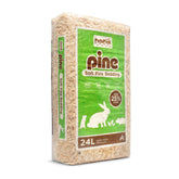 PETSPICK virutas de pino para mascotas pequeñas, suave cama que ayuda a controlar la humedad.