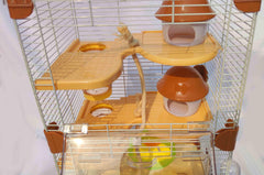 PETZHUBO casita hongo para hamster, refugio adorable y seguro.