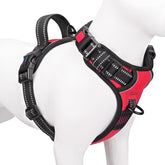 PHOEPET arnés reflectivo para perro grande XL rojo mejora visibilidad nocturna