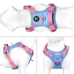 PHOEPET arnés sin tirones, manija trasera para control suave durante paseos
