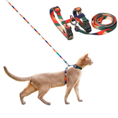 Arnés pidan para gato xl, a prueba de escapadas, ideal para paseos al aire libre.