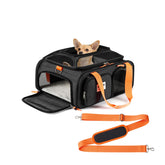 Pidipiti portador de mascotas 17x13x8 para cabina, cómodo bajo el asiento y fácil de llevar.